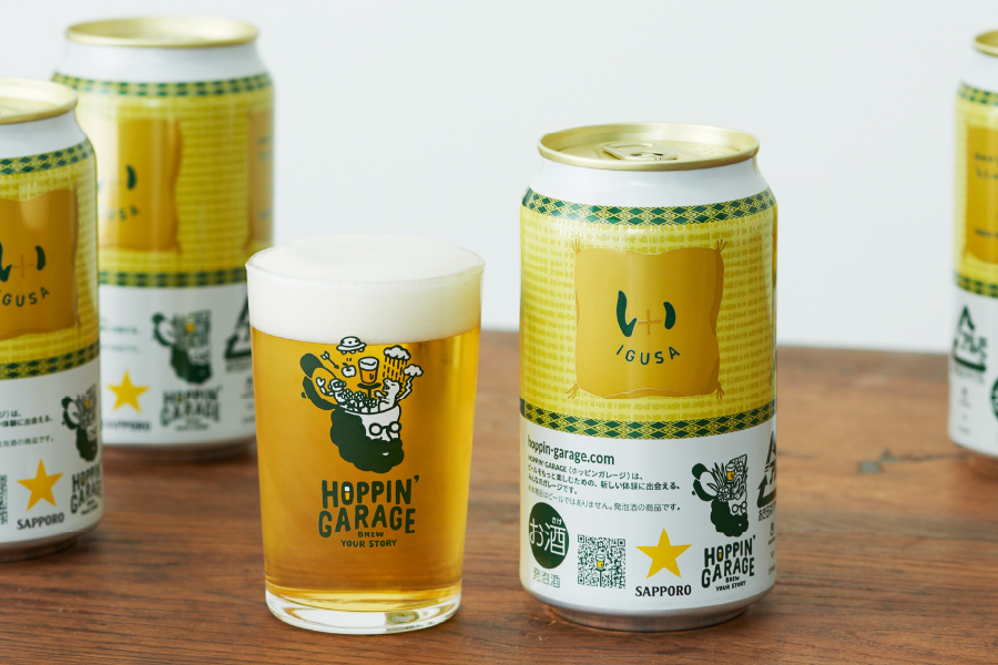 Hoppin Garage Igusa 発売 い草 を使った香り高い発泡酒